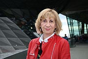 Joy Fielding vor der BMW Welt am 02.10.2016 (©Foto. Martin Schmitz)